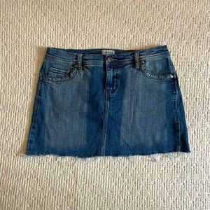 Y2K VINTAGE NO BOUNDARIES DENIM MINI SKIRT
